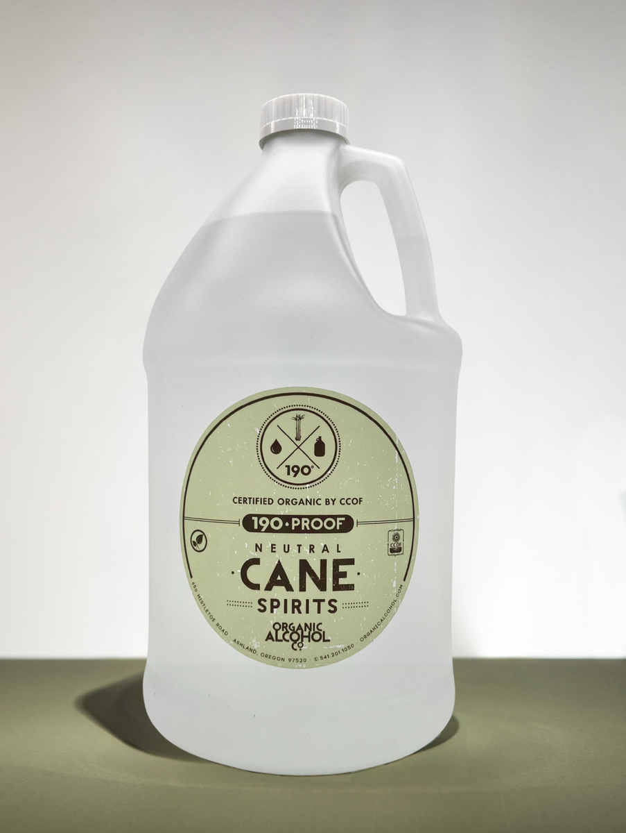 Organic Cane Alcohol, 1-Gallon Poly Jug (Required Federal Excise Tax I ...